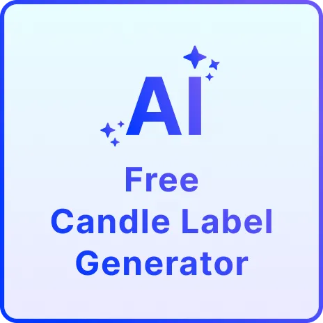 Free AI Candle Label Generator, Free AI Candle Label Maker Online